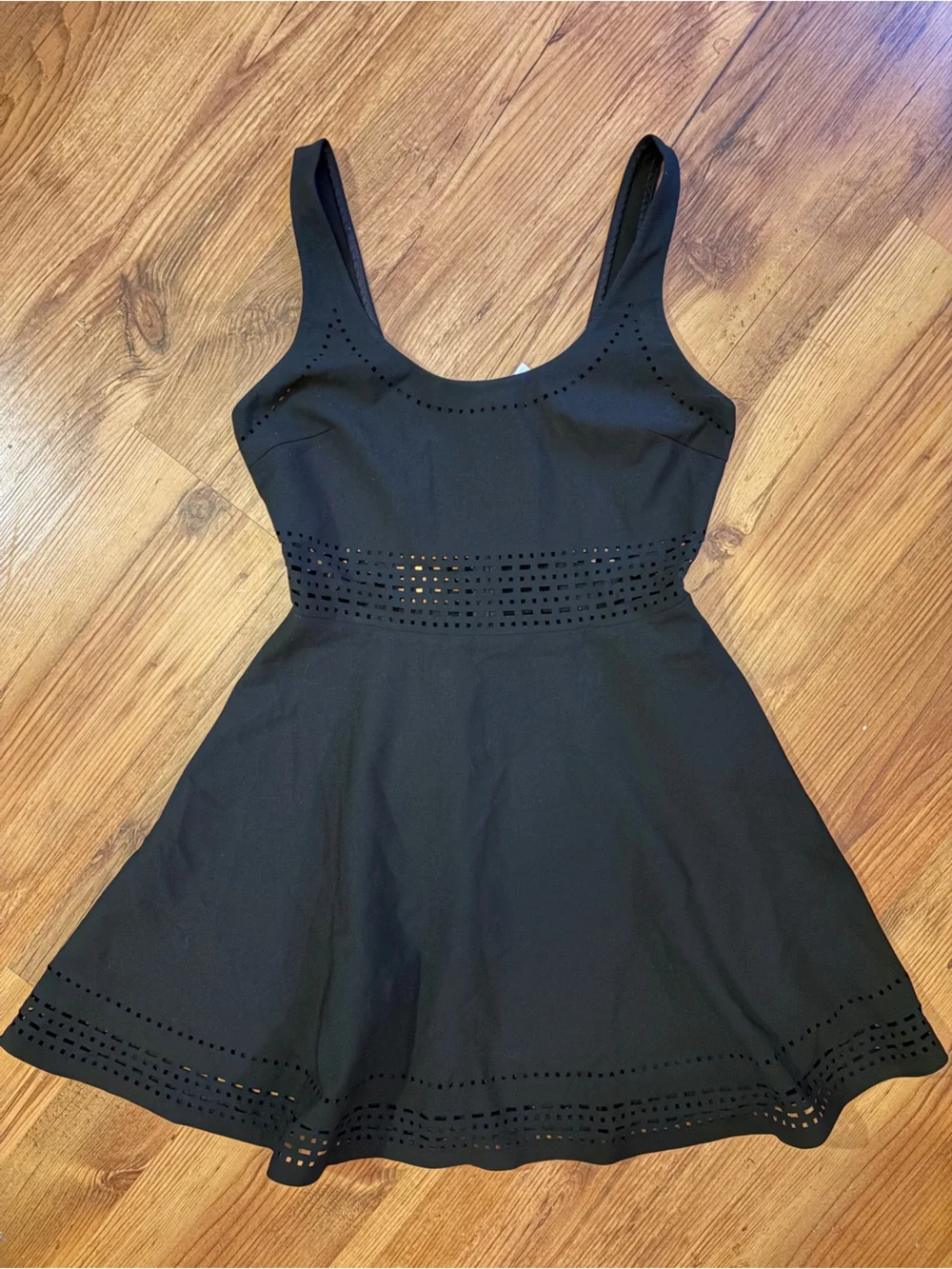 Elizabeth and James laser cut flare mini dress 6
